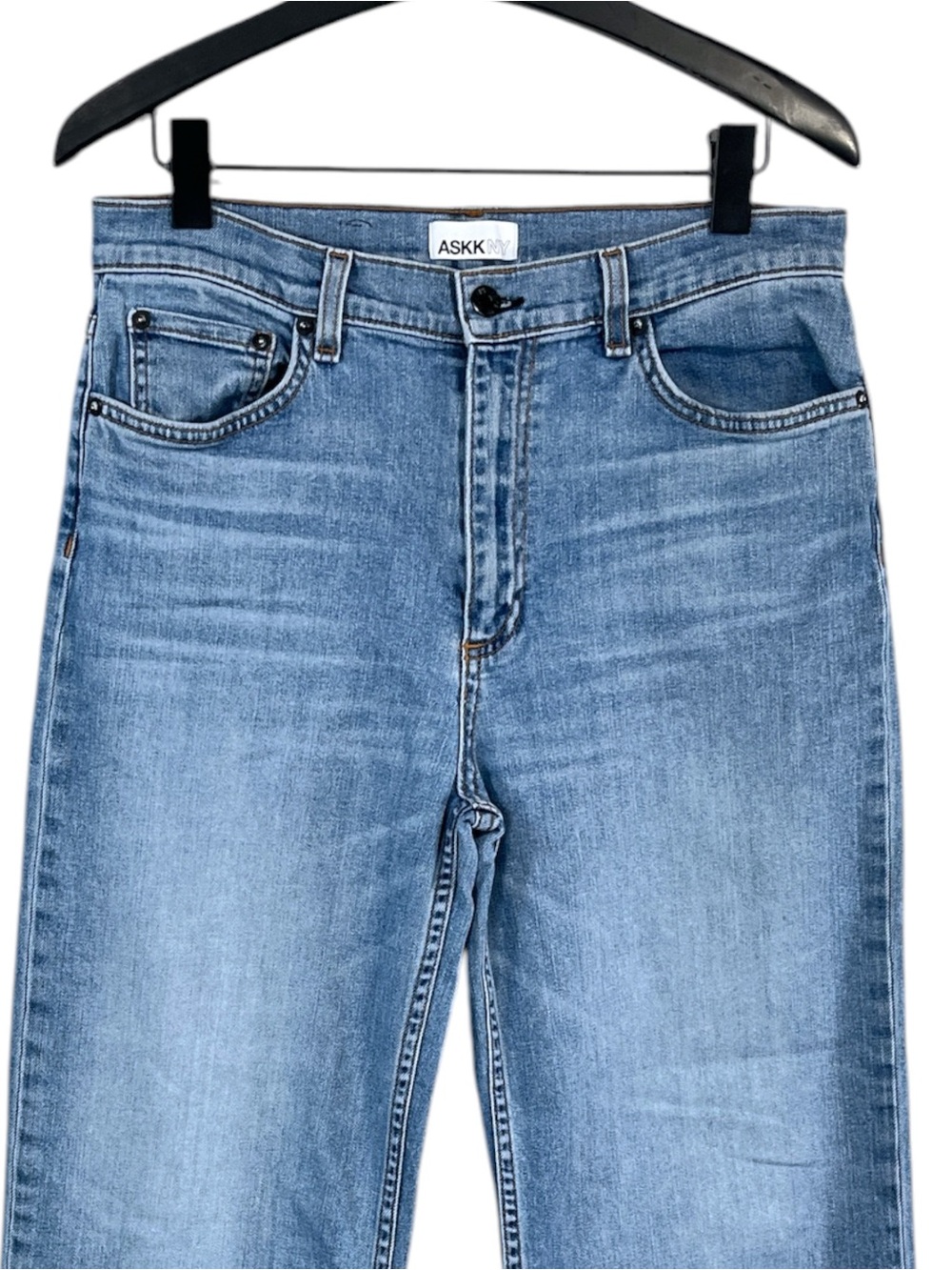 ASKK NY Crop Wide Leg Jean size 30 in Keel Over Wash - Picture 5 of 9